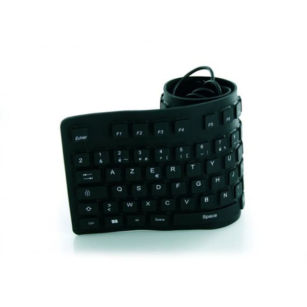 Näppäimistö Mobility Lab ML300559 AZERTY Taitettavat Musta