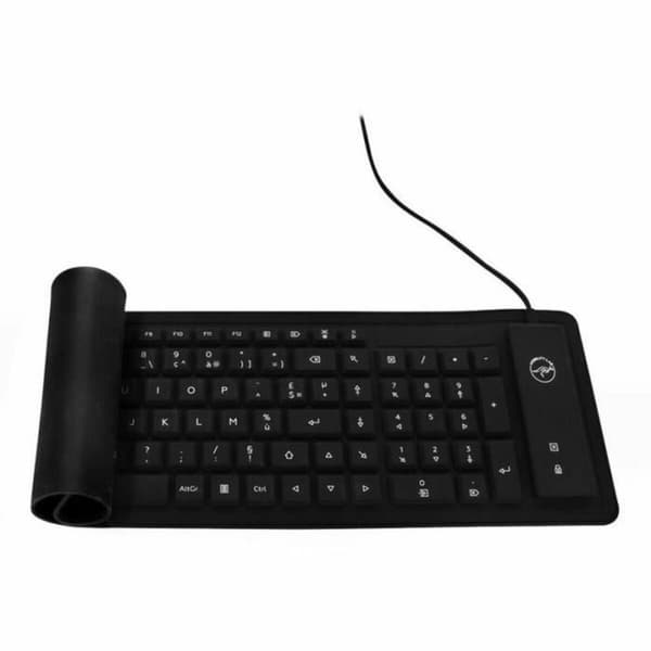 Näppäimistö Mobility Lab ML300559 AZERTY Taitettavat Musta