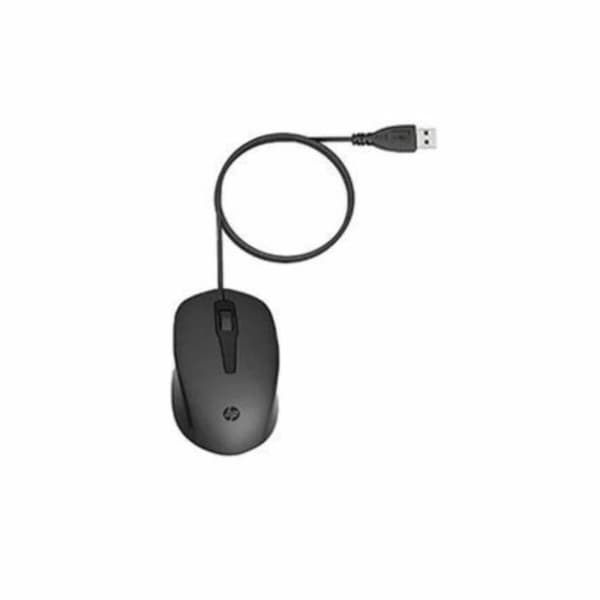 Tastatur og mus HP 150 Sort