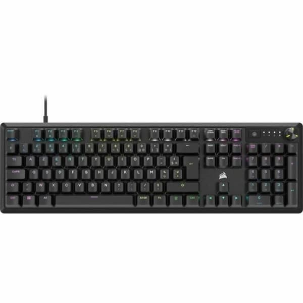 Tastatur Corsair K70 CORE Sort Fransk AZERTY Sort