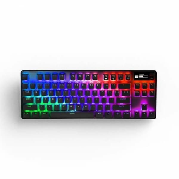 Bluetooth näppäimistö SteelSeries 64869 Musta Ranska AZERTY