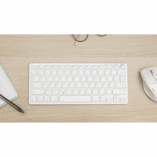 Näppäimistö Bluestork Azerty Ranska Valkoinen