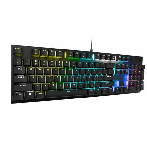 Näppäimistö Corsair Musta Ranska QWERTY