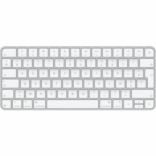 Tastatur Apple MXCL3F/A Hvid AZERTY Hvid