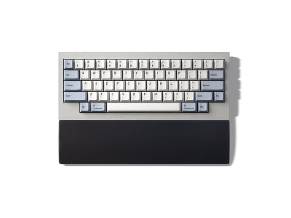 Keychron PR51, Keyboard palm rest, Silicone, 390.5 mm, 79.5 mm, 317 g, Black