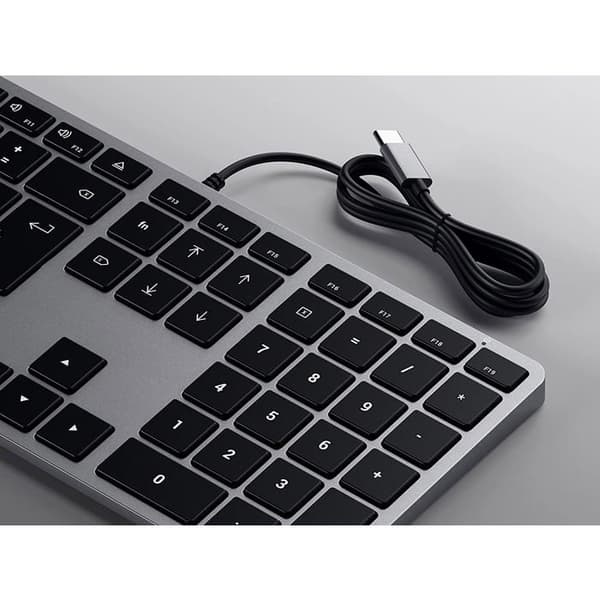 Satechi W3 USB-C AZERTY Slim Wired Tangentbord