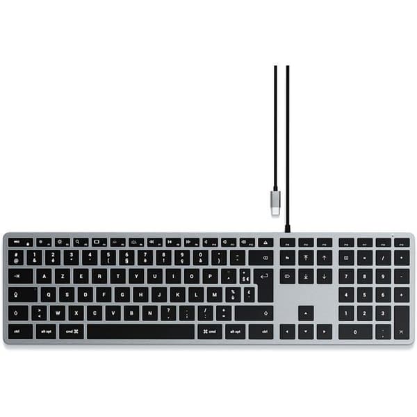 Satechi W3 USB-C AZERTY Slim Wired Tangentbord