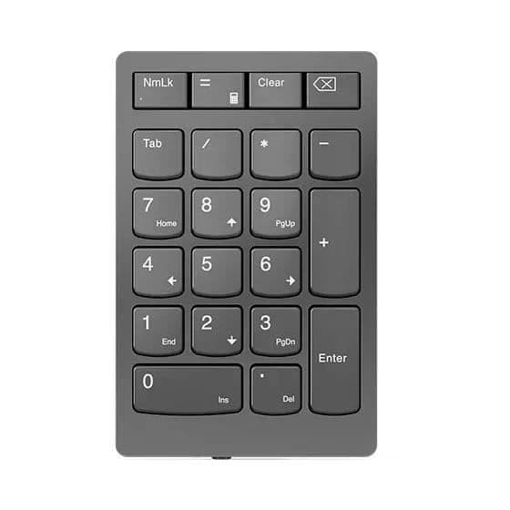 LENOVO GO TRÅDLÖS NUMERISK KNAPPADD - 4Y41C33791 Grå
