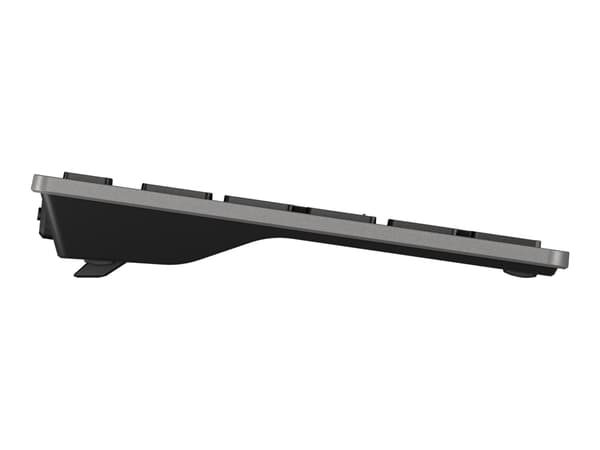 HP 725 - Näppäimistö - monilaite, ladattava, virtalähteenä SuperCapacitor - täysikokoinen - langaton - 2,4 GHz, Bluetooth - QWERTY - Pan Nordic - yöm