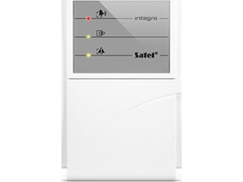 Satel INT-S-W Keyboard strefowa LED, hvit belysning
