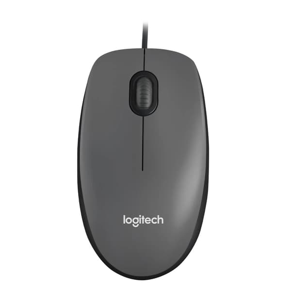 Logitech Mus M100 optisk - Svart - USB