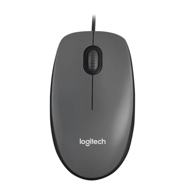 Logitech Mus M100 optisk - Svart - USB Sort