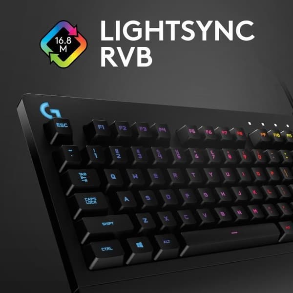 Trådbundet speltangentbord - LOGITECH G - G213 Prodigy - USB - AZERTY - Svart