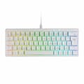 Miniatyrbillede 1 af 2: Gaming-tastatur Mars Gaming MKMINIPROWYES Hvid Qwerty US