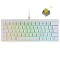 Pikkukuva 2 / 2: Pelinäppäimistö Mars Gaming MKMINIPROWYES Valkoinen Qwerty US