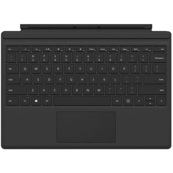 MICROSOFT Surface Pro Type Cover M1725 tangentbord med styrplatta och accelerometer - luxemburgsk - svart