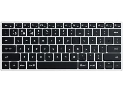 Satechi langaton näppäimistö SATECHI SLIM X1 BLUETOOTH KEYBOARD FOR THREE USB-C DEVICES (SILVER)