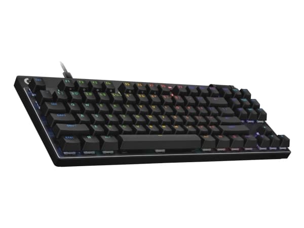 Logitech G PRO X RAPID - Tastatur - TKL - bakgrunnsbelyst - USB - QWERTY - US International - tastsvitsj: Linear - svart