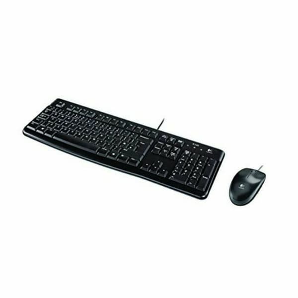 Tastatur og Optisk Mus Logitech 920-002550 USB Svart Spansk Qwerty
