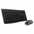 Miniatyrbild 1 av 7: Trådlöst Tangentbord och Mus Logitech MK270 Trådlös Svart Qwerty Spanska