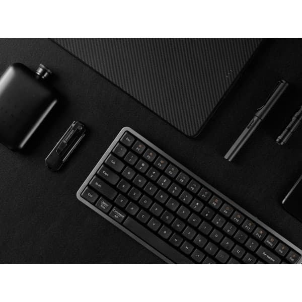 Lofree Flow84 -mekanisk lavprofil tastatur, Tactile Kailh Phantom -kontakter, sort