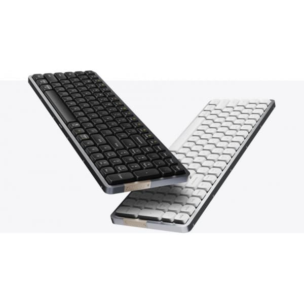 Lofree Flow100 -mekanisk lavprofil tastatur, Linear Kailh Ghost -kontakter, hvid
