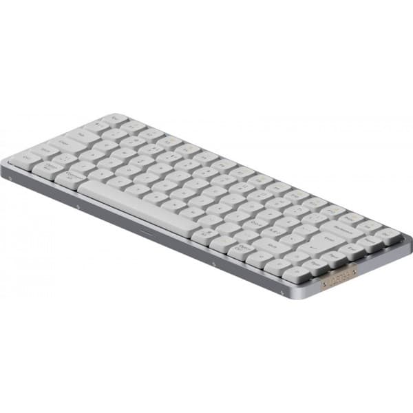 Lofree Flow84 -mekanisk lavprofil tastatur, Linear Kailh Ghost -kontakter, hvid