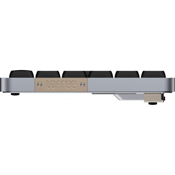 Lofree Flow84 -mekanisk lavprofil tastatur, Linear Kailh Ghost -kontakter, hvid
