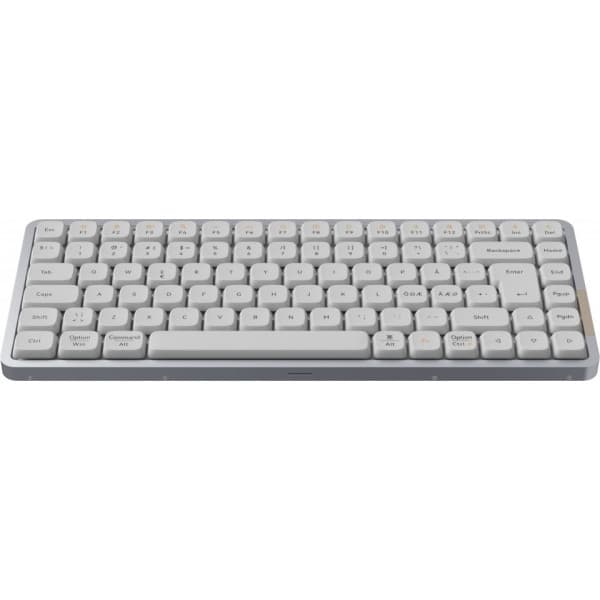 Lofree Flow84 -mekanisk lavprofil tastatur, Linear Kailh Ghost -kontakter, hvid