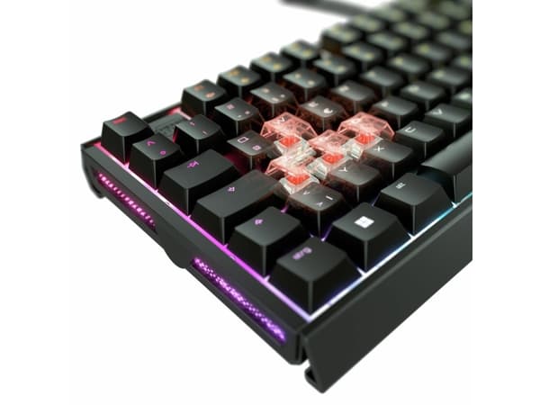 CHERRY XTRFY MX 3.1 - Tangentbord - 100% - full size - bakgrundsbelysning - USB-C - QWERTY - amerikansk - tangentbrytare: CHERRY MX2A Brown - svart