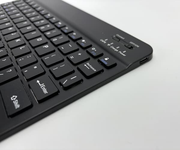 Bluetooth-tangentbord och musset för Samsung Galaxy Tab S6 Lite 10,4 tum - Klassisk svart