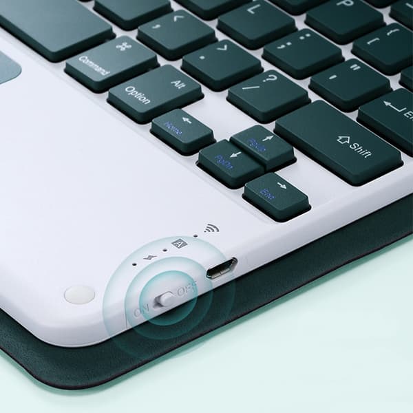 INF Bluetooth-tastatur og -mus for Samsung Galaxy Tab S7+/S8+/S7 FE