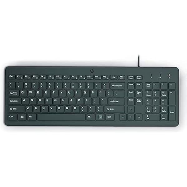 Tangentbord - HP - 150 - Kabelanslutet - USB - QWERTY - Membran