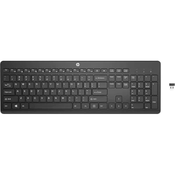 Trådlöst tangentbord - HP - QWERTY - Chiclet - 12 funktionstangenter - 16 månaders batteritid