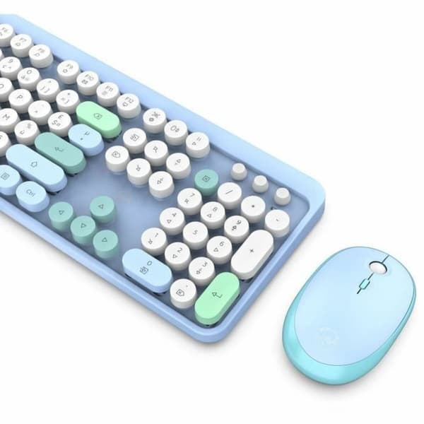 Näppäimistö ja hiiri Mobility Lab Pure Color Sininen Azerty Ranska