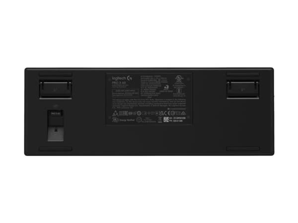 Logitech G PRO X 60 - Tastatur - 60% - TKL - bakgrunnsbelyst - trådløs - 2.4 GHz, Bluetooth - QWERTY - Pan Nordic - svart