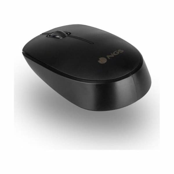 Tastatur og trådløs mus NGS NGSWIRELESSSETALLUREKIT Sort Spansk qwerty