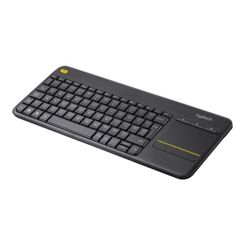 Logitech Wireless Touch Keyboard K400 Plus - tangentbord - Nordisk - svart Inmatningsenhet