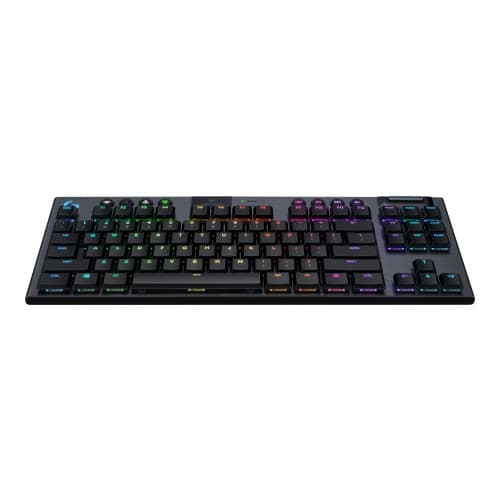 Logitech G915 TKL Tenkeyless LIGHTSPEED Wireless RGB Mechanical Gaming Keyboard - tangentbord - Nordisk - kol Inmatningsenhet Kol