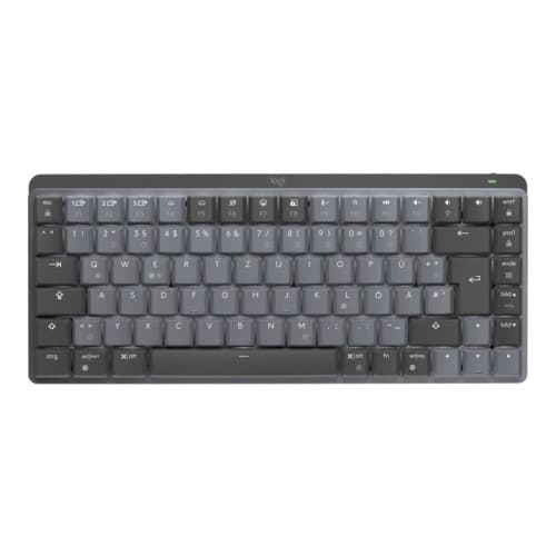 Logitech Master Series MX Mechanical Mini - tangentbord - QWERTY - nordiskt (danska/finska/norska/svenska) - grafit Inmatningsenhet