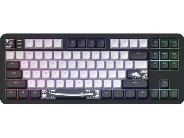 Dark Project ALU87B Bushido G3Ms Moonstone-tangentbord (DPKB_BUSHIDO_87_ANSI)
