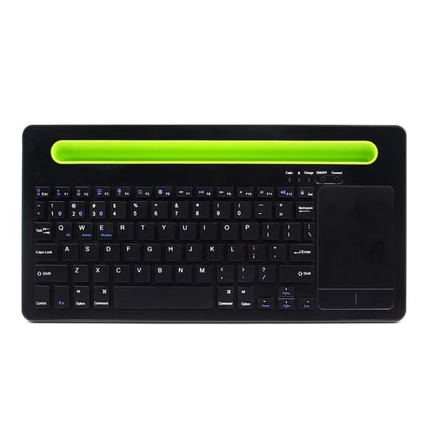 Bluetooth tastatur med touchpad og stativ til telefon, tablet typer CLAW BM110
