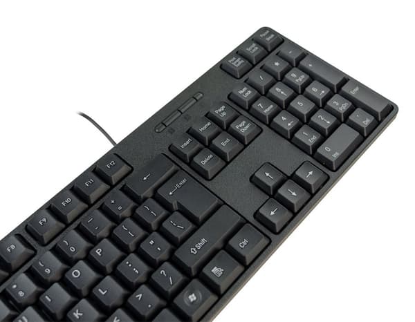Musta langallinen näppäimistö, numeronäppäimistö, kalvo, Plug&Play HDWR-tyyppiCLAW-PC100