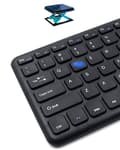 Miniatyrbild 7 av 8: Trådlöst tangentbord, laptop-tangentbord, pekplatta, radiokommunikation, batterityp CLAW BC130