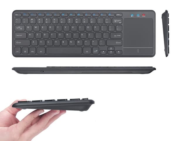 Trådlöst tangentbord, laptop-tangentbord, pekplatta, radiokommunikation, batterityp CLAW BC130