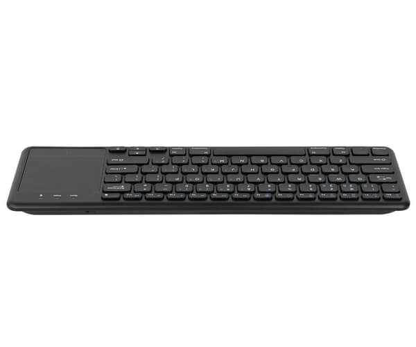 Tastatur med touchpad, trådløst, membran, batteridrevet, touchpad HDWR typerCLAW-BC130B
