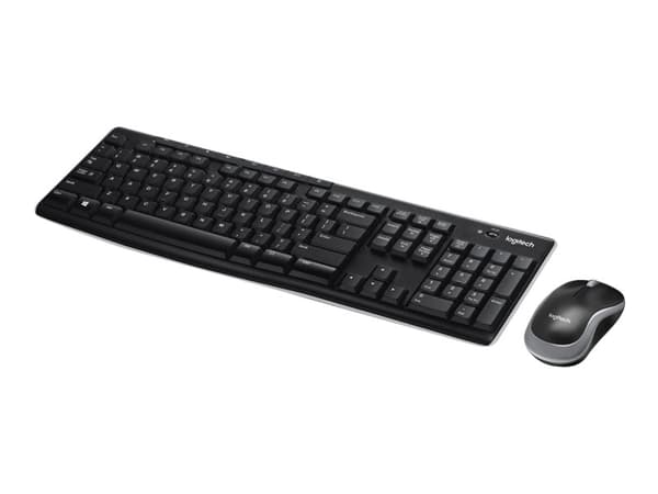 Logitech MK270 Wireless Combo - Sats med tangentbord och mus - trådlös - 2.4 GHz - grekiska