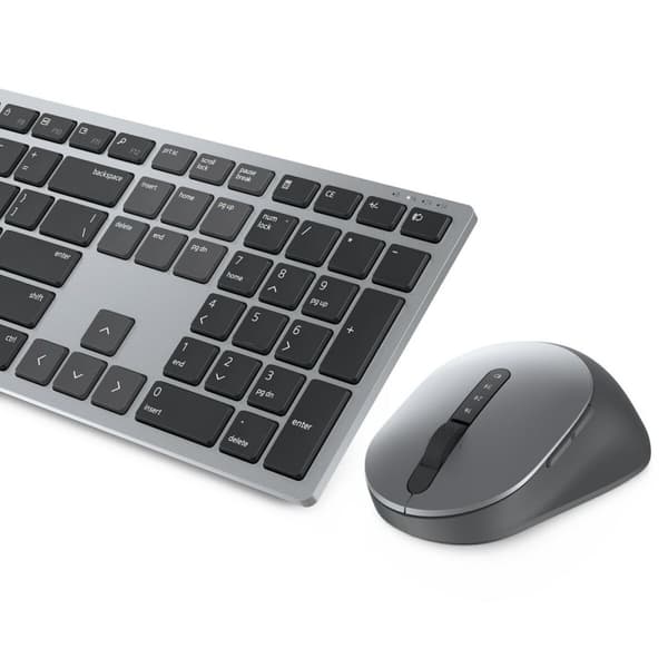 Tastatur og mus Dell 580-AJQJ Sort Grå Titanium QWERTY Qwerty US