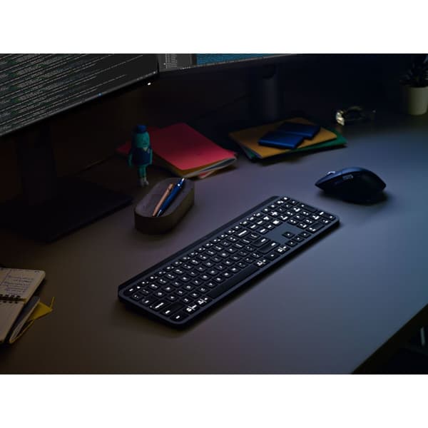 Näppäimistö Logitech MX KEYS Grafiitinharmaa Espanjalainen Qwerty