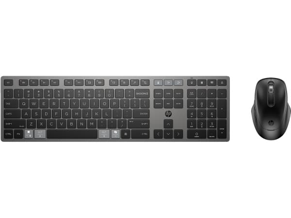 HP:n langaton näppäimistö + hiiri HP 720 Multi ladattava (9T5A9AA) musta